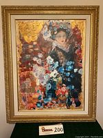 Framed artwork full view