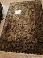 Full view of Sphinx Oriental Weaver Egyptian rug showing overall pattern, color, and condition.