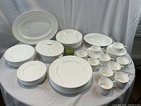 Overview of all pieces laid out on table