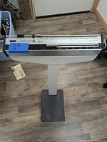 Image showing the scale from the top with measurement slider and marked scale