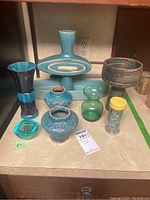 Group shot of entire lot on countertop