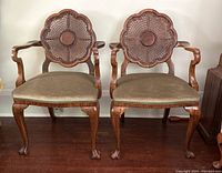 Front view of both chairs side by side