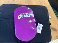 Purple Mighty Beanz case closed with Mighty Beanz logo on the cover.