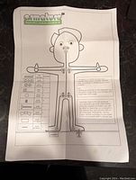 Instruction sheet for armature components showing placement and parts list