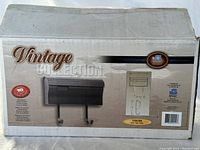 Box front showing SNOC Vintage Collection mailbox photo and brand details.