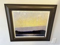 Front view of the framed art print showing the complete piece and frame.