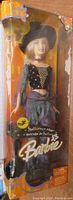 Barbie Halloween Star doll in original packaging, showing full doll and box front with orange Halloween theme.