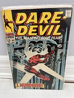 Front cover of the Daredevil #44 comic book showing the illustrated artwork and title details.