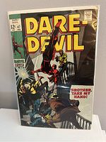Front cover of Daredevil comic issue #47 showing illustrated action scene with Daredevil character and title text.