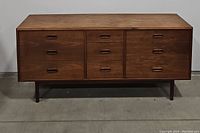 Front view of dresser with all drawers closed