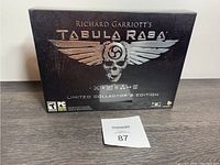 Front view of the limited collector's edition box showing the title, logo, rating, and shrink wrap condition.