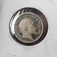 Obverse side showing profile of King Edward VII and inscription