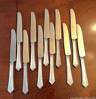 Full set of 12 cutters showing handles and blades