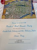 Full poster showing map upper section and text lower section