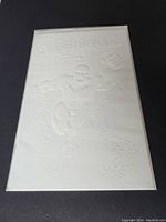 White cover edition Fantastic Four #371 comic showing full cover with embossed character in dynamic pose.