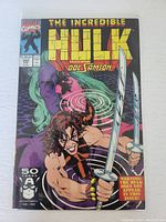 Front cover of The Incredible Hulk #380 comic showing Doc Samson with two swords