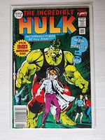 Front cover of The Incredible Hulk #393 with green foil 30th anniversary cover showing Hulk and a man in lab coat.