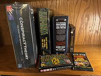 All six boxed games grouped together, showing titles and box art