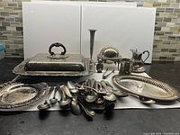 Front view of entire lot on countertop