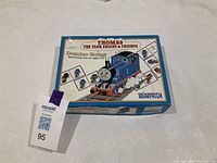 Front of box showing Thomas the Tank Engine illustration and branding