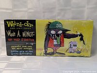 Full view of Weird-Ohs Wade A. Minut model kit box showing monster artwork and branding