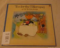 Front cover of Cat Stevens Tea for the Tillerman vinyl LP
