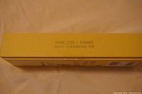 Box side showing label 'WIRELESS SMART MEAT THERMOMETER'
