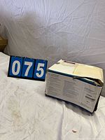 Retail box marked La Crosse Technology beside lot number