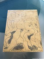 Front cover with original Picasso line-drawing lithograph on cream paper