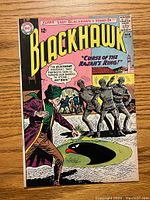 Front cover of Blackhawk #182 comic book showing main artwork, title, and publishing details.