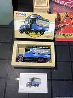 Closed box with Corgi Classics branding and truck image, showing packaging condition and branding.