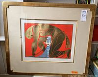 Full view of framed limited edition print