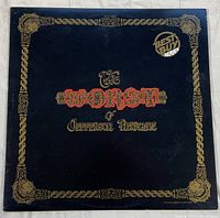 Front cover of vinyl record album titled "The Worst of Jefferson Airplane" showing best buy series logo and decorative gold border.