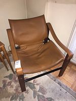 Front three-quarter view of chair showing overall style and condition