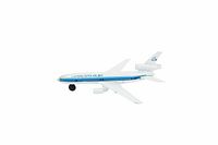 Small model plane of KLM Royal Dutch Airlines shown for airline model representation.
