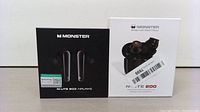 Image showing boxed Monster N-Lite 203 AirLinks and N-Lite 200 headphones