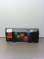 Box packaging of Govee Lynx Dream LED string lights, showing multi-colored feature and product image.