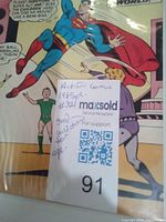 Front cover of the Action Comics 1965 #321 comic book with Superman in action pose and a MaxSold auction label.