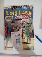 Front cover of Lois Lane comic book from 1967 featuring Superman and Lois Lane with guns, priced 12 cents.