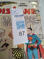 Front cover of Superman's Girl Friend Lois Lane comic book #42, year 1963, showing Superman and Lois Lane with part of dialogue visible.