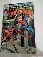 Front cover full view showing Spider-Man fighting Rapier, Marvel Comics Group logo, 75 cents price and issue details.
