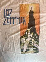 Front of shirt showing Led Zeppelin graphic and artwork