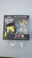 Front of My Little Pony Funko vinyl figure box showing figure and branding.