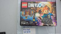 Front view of the LEGO Dimensions Fantastic Beasts Story Pack box showing set number 71253, recommended ages 7 to 14, and the main characters and build on the front cover.