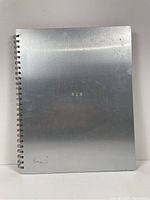 Front cover silver spiral-bound Madonna SEX book close-up