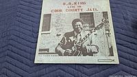 Front cover showing BB King holding guitar in front of Cook County Jail wall