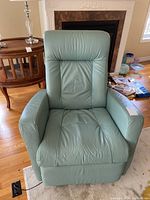 Full view of the recliner showing color, overall shape and condition