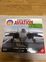 Front cover of the DVD box set showing a military jet and information about the contents including 12 DVDs and 41 films over 22+ hours.