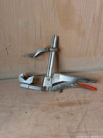 Side view of Bessey GRZ RO pipe grip clamp showing full profile and handle.