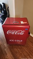 Front view showing Coca-Cola logo and "Ice Cold" text